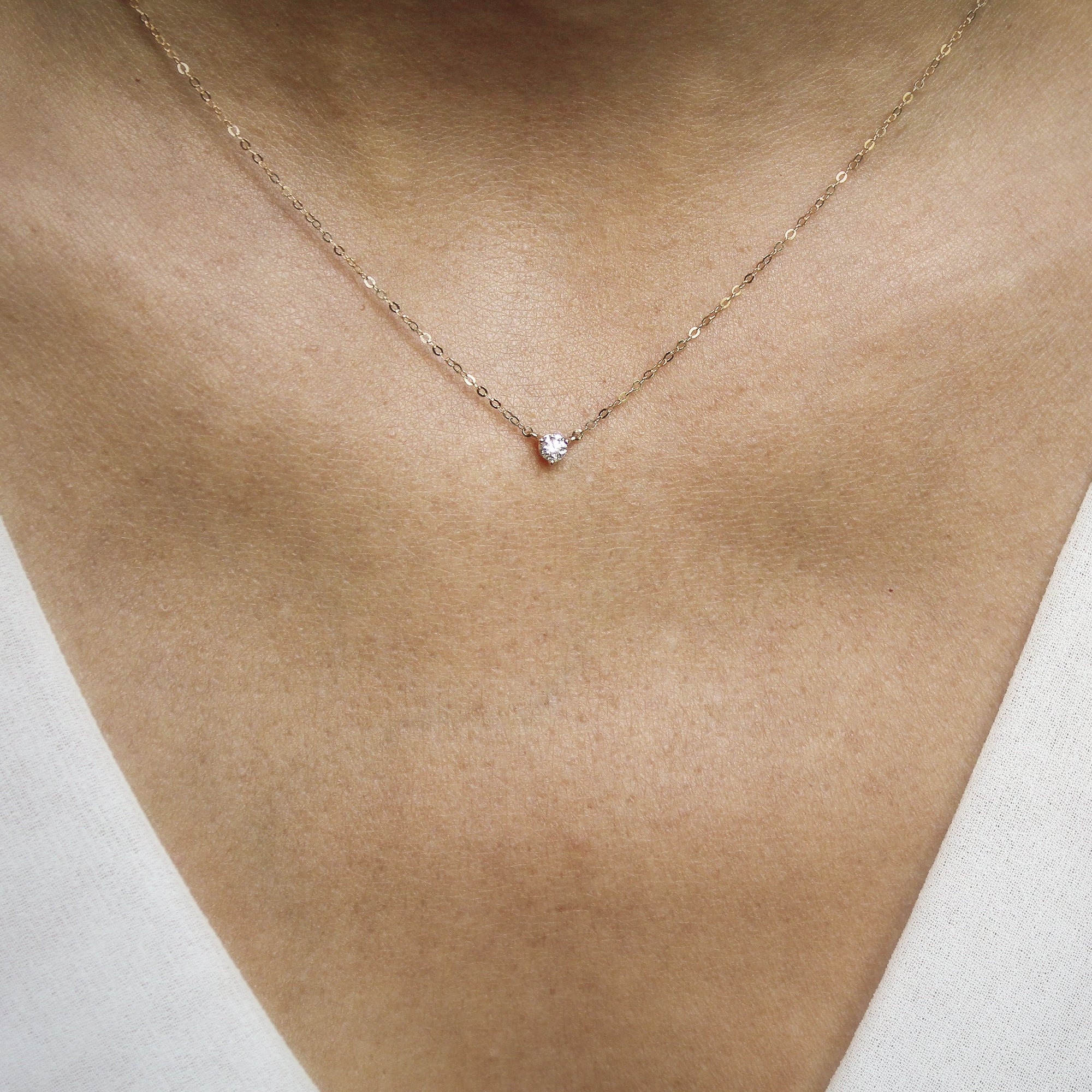 Gargantilla Diamante (3 grapas) - Blanca Jewels