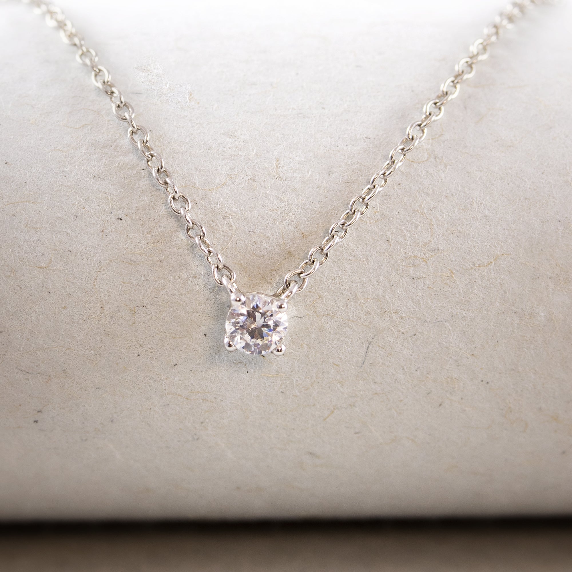 Gargantilla Diamante (4 grapas) - Blanca Jewels