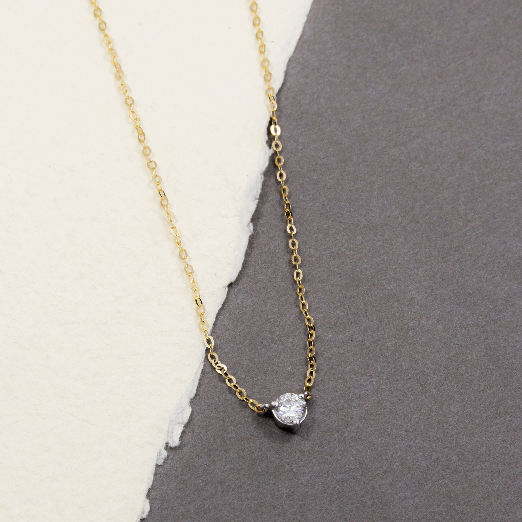 Gargantilla Diamante Bicolor - Blanca Jewels