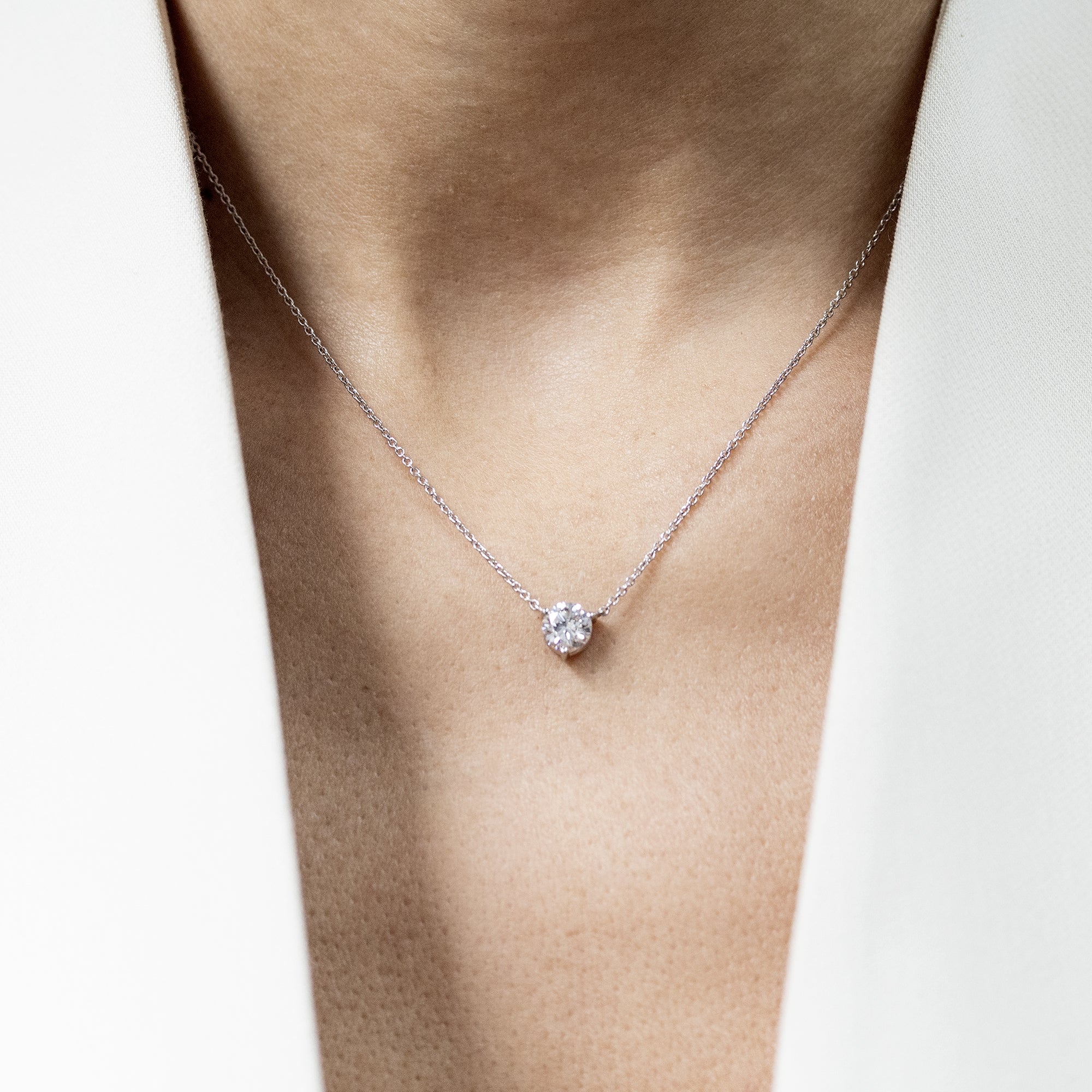 Gargantilla Diamante Maxi ( 3 grapas) - Blanca Jewels