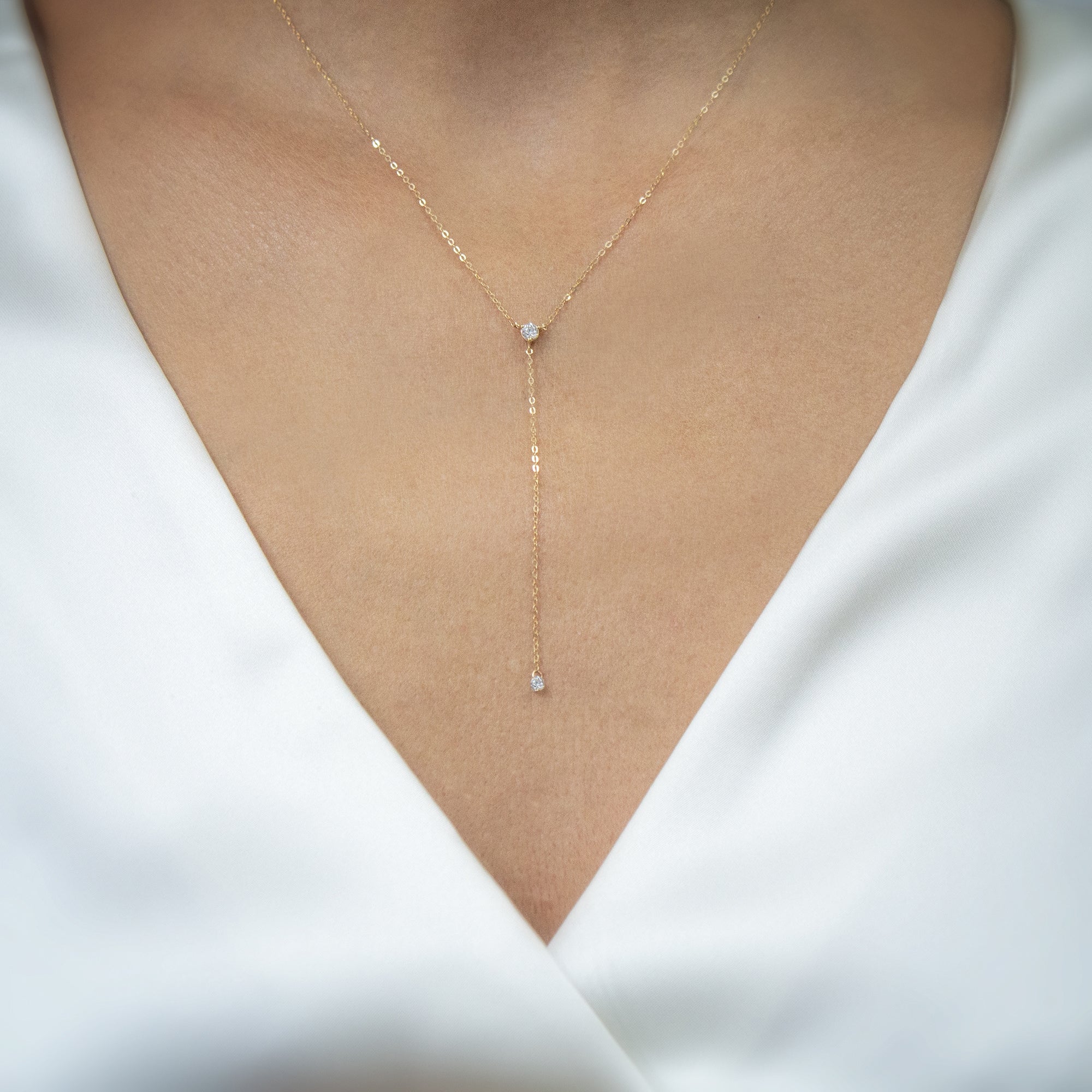 Gargantilla Lariat - Blanca Jewels