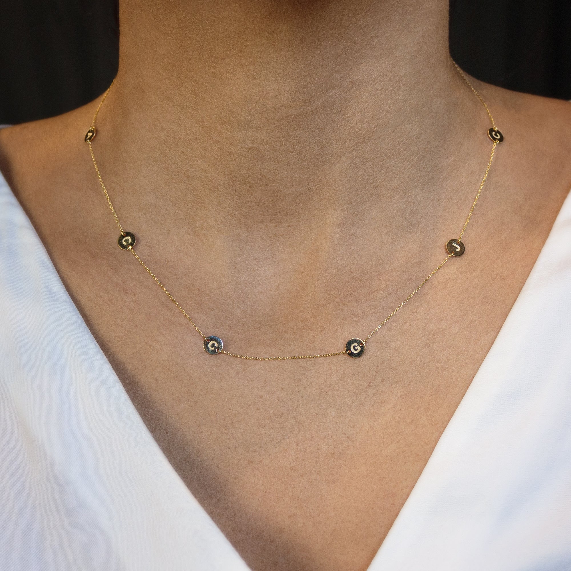 Gargantilla Medallas Cristina - Blanca Jewels