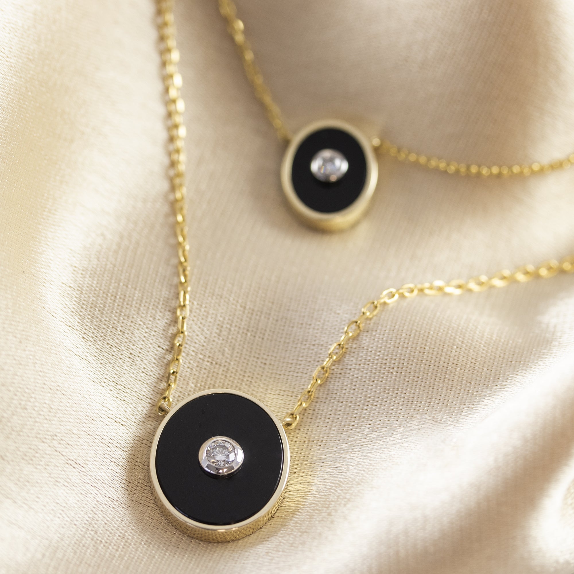 Gargantilla Ónix Oval - Blanca Jewels