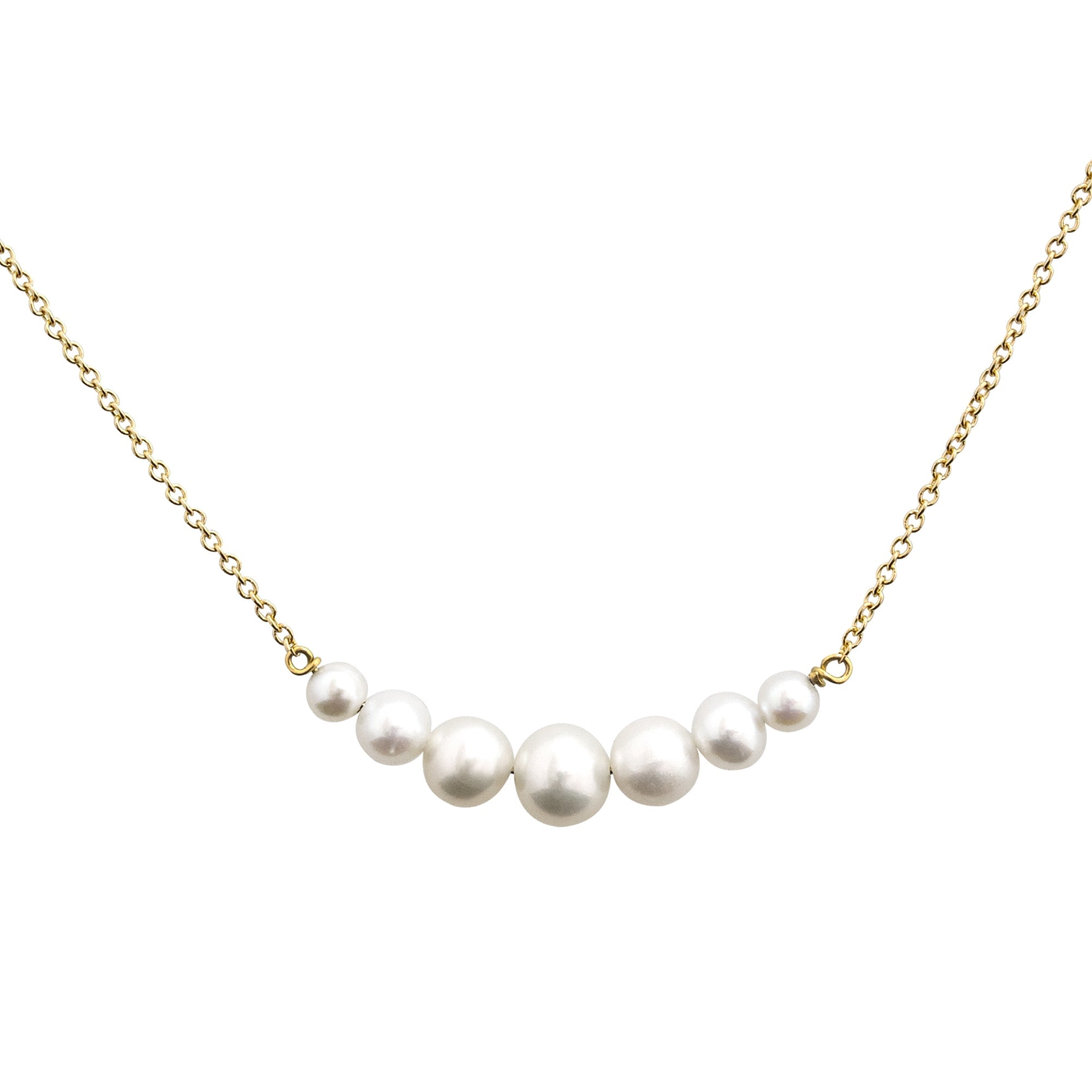 Gargantilla Perla Degradé Mini - Blanca Jewels