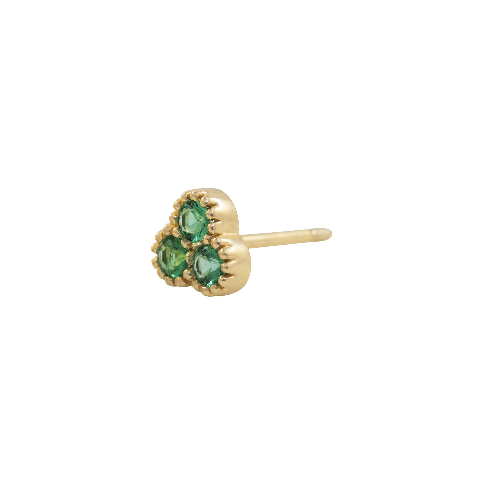Pendiente Trébol Mini (unidad) - Blanca Jewels