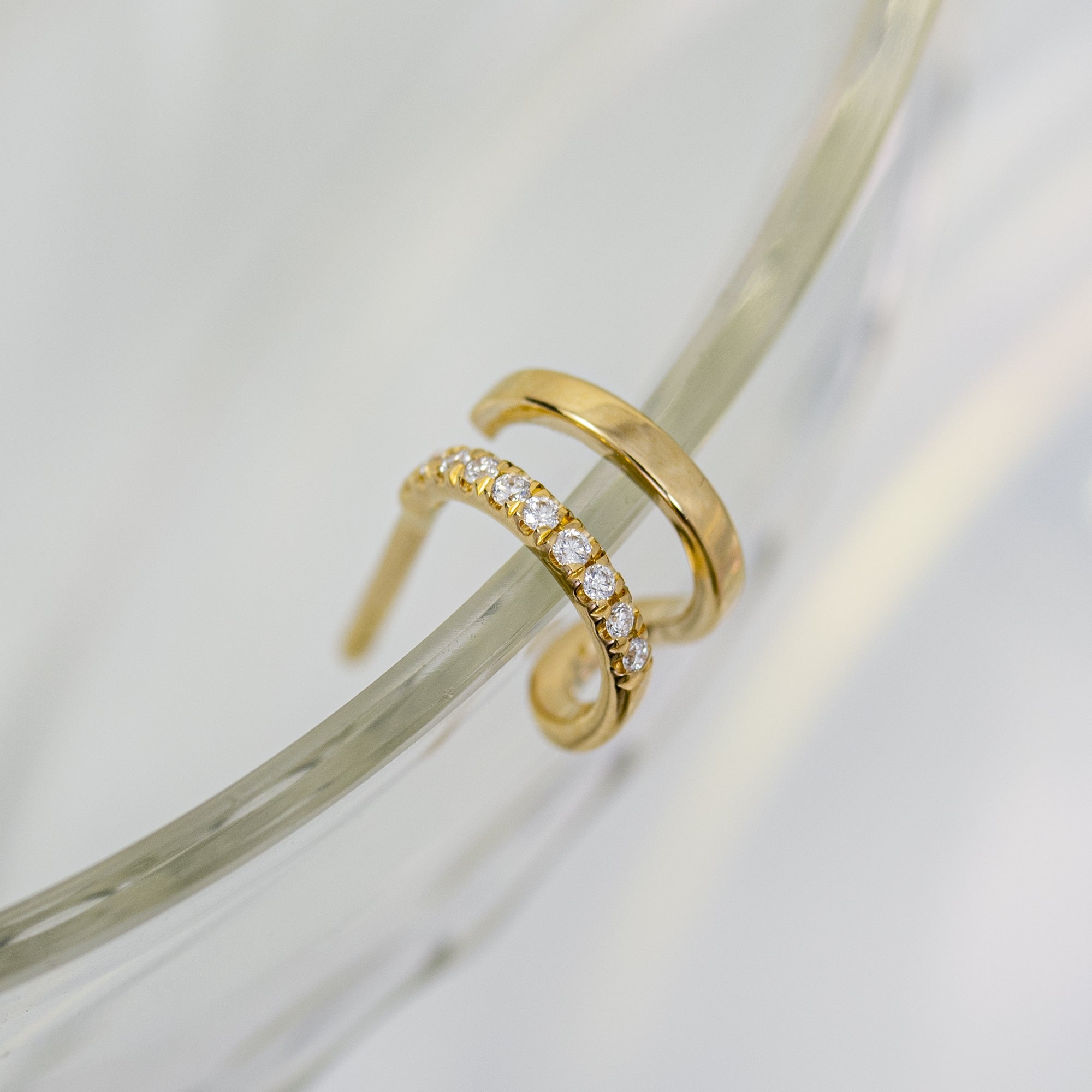 Pendiente Twist (unidad) - Blanca Jewels