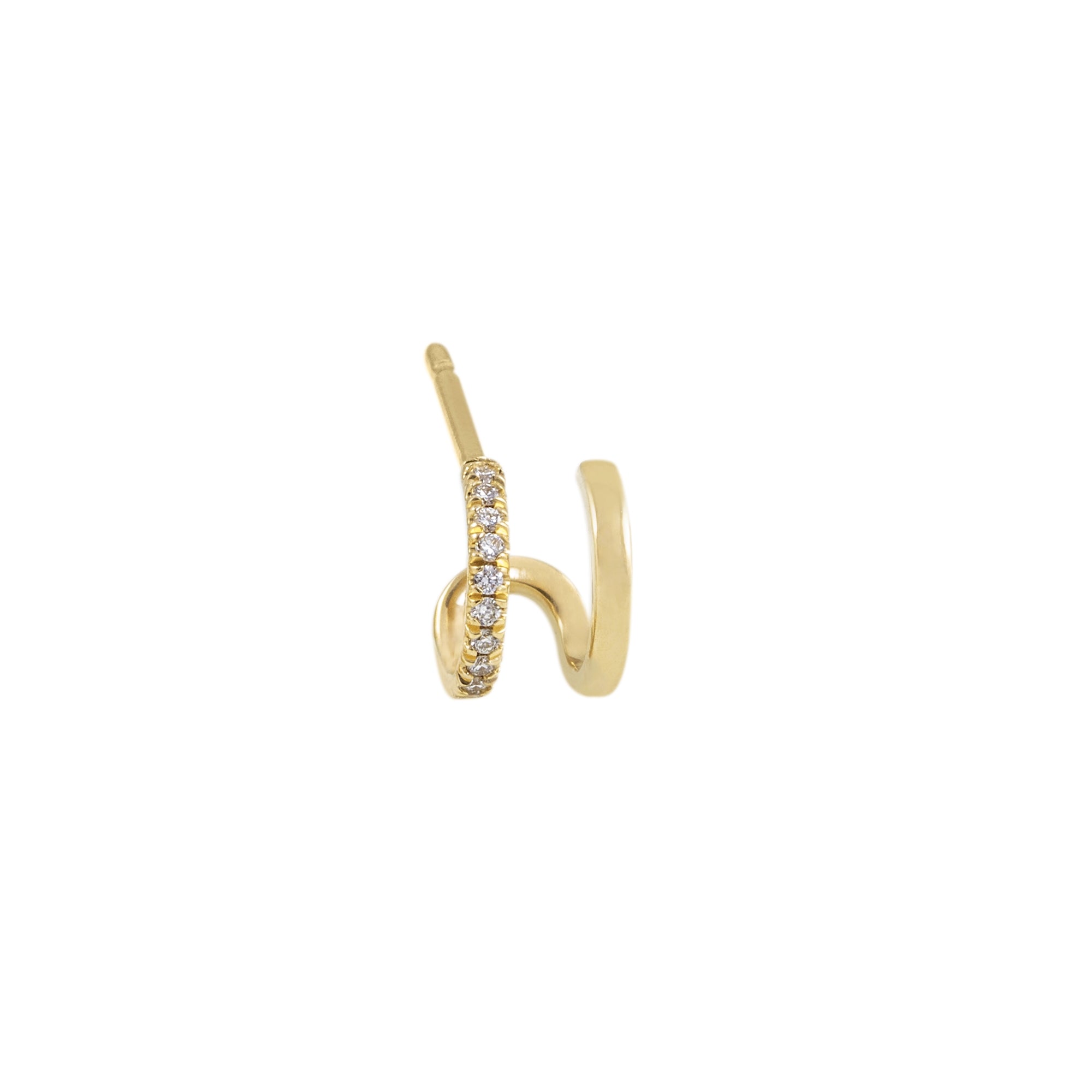 Pendiente Twist (unidad) - Blanca Jewels