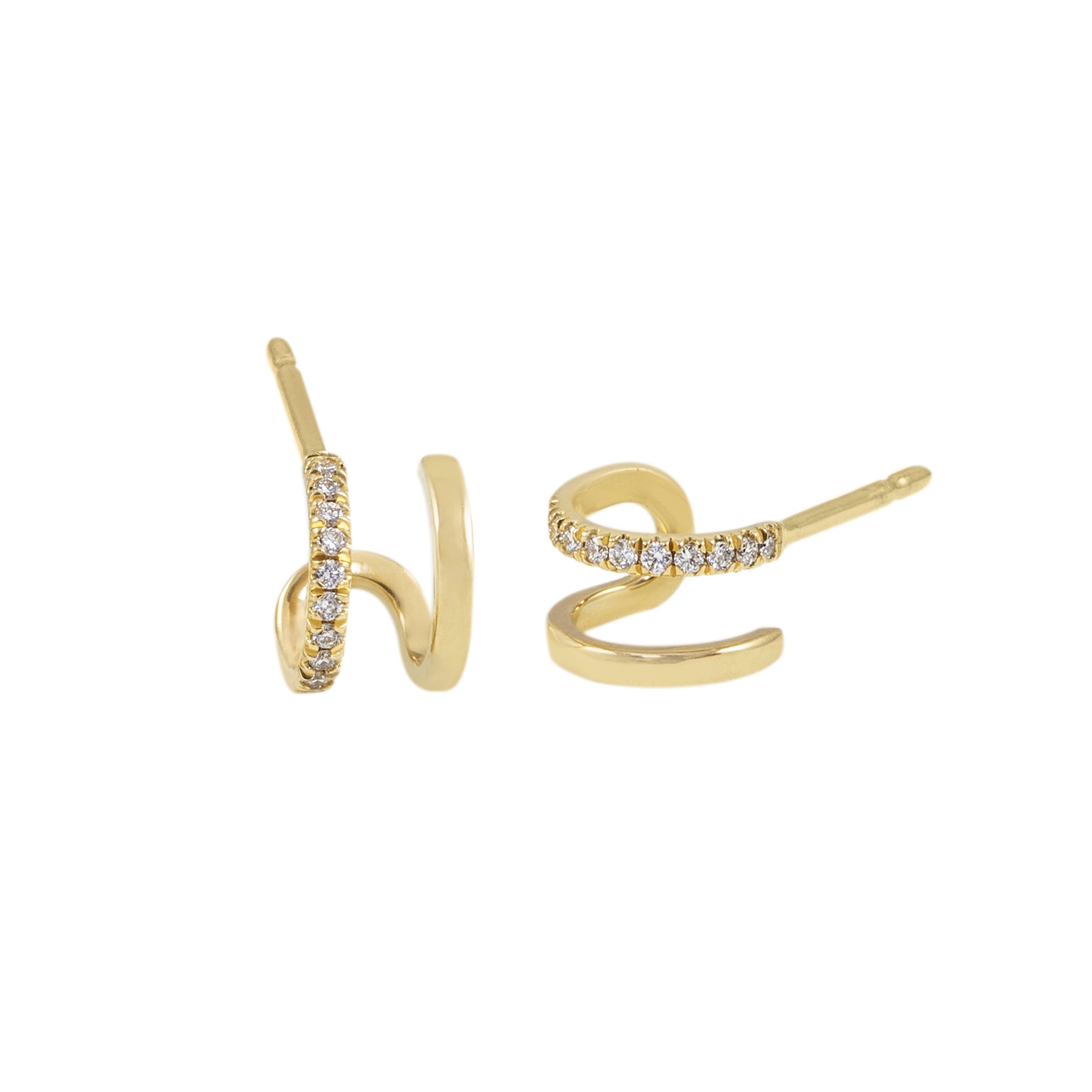 Pendiente Twist (unidad) - Blanca Jewels