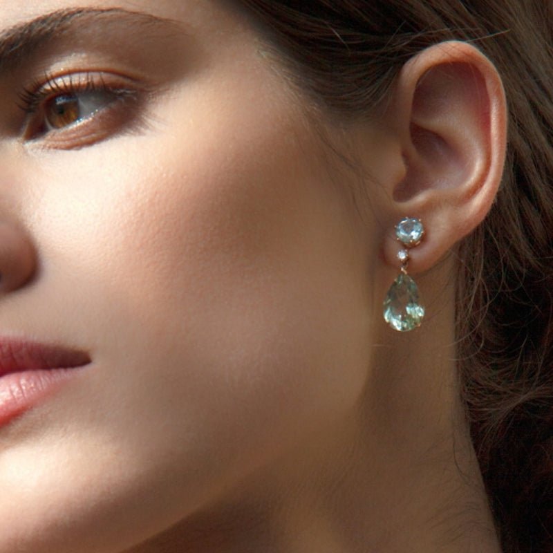 Pendientes Lágrima (desmontables) - Blanca Jewels