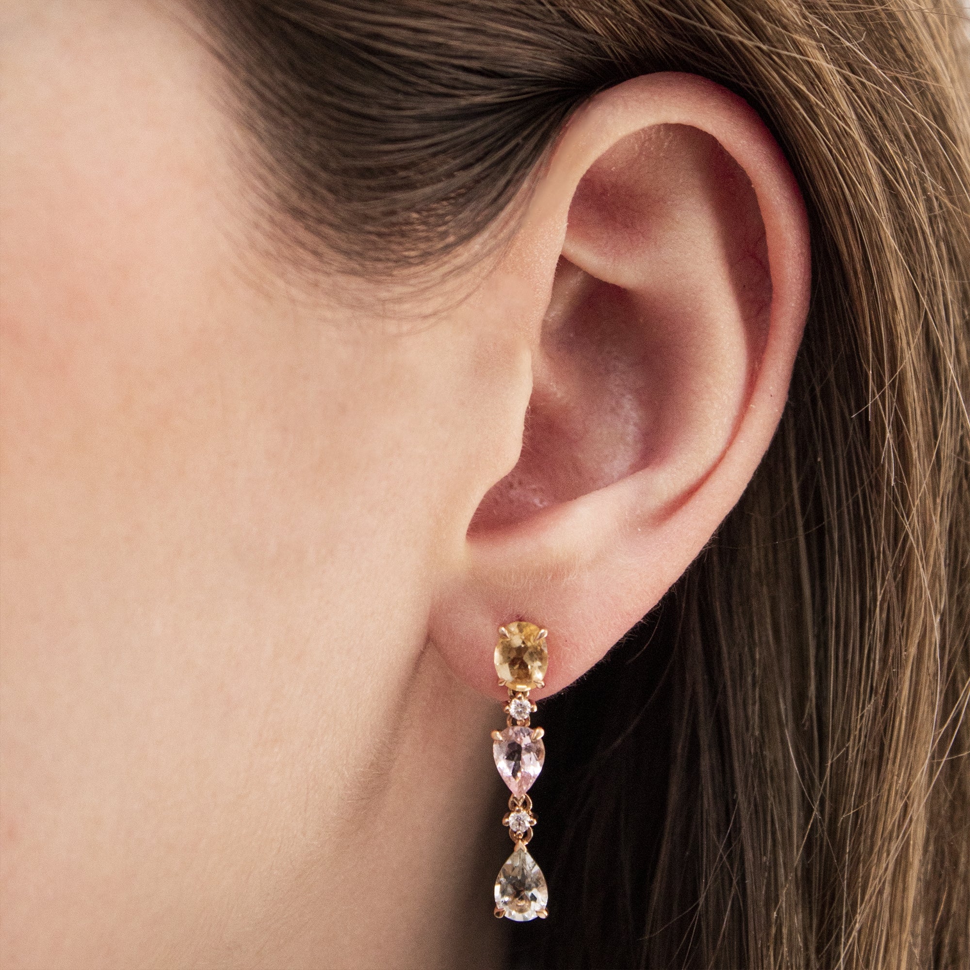 Pendientes Rabat extraibles - Blanca Jewels