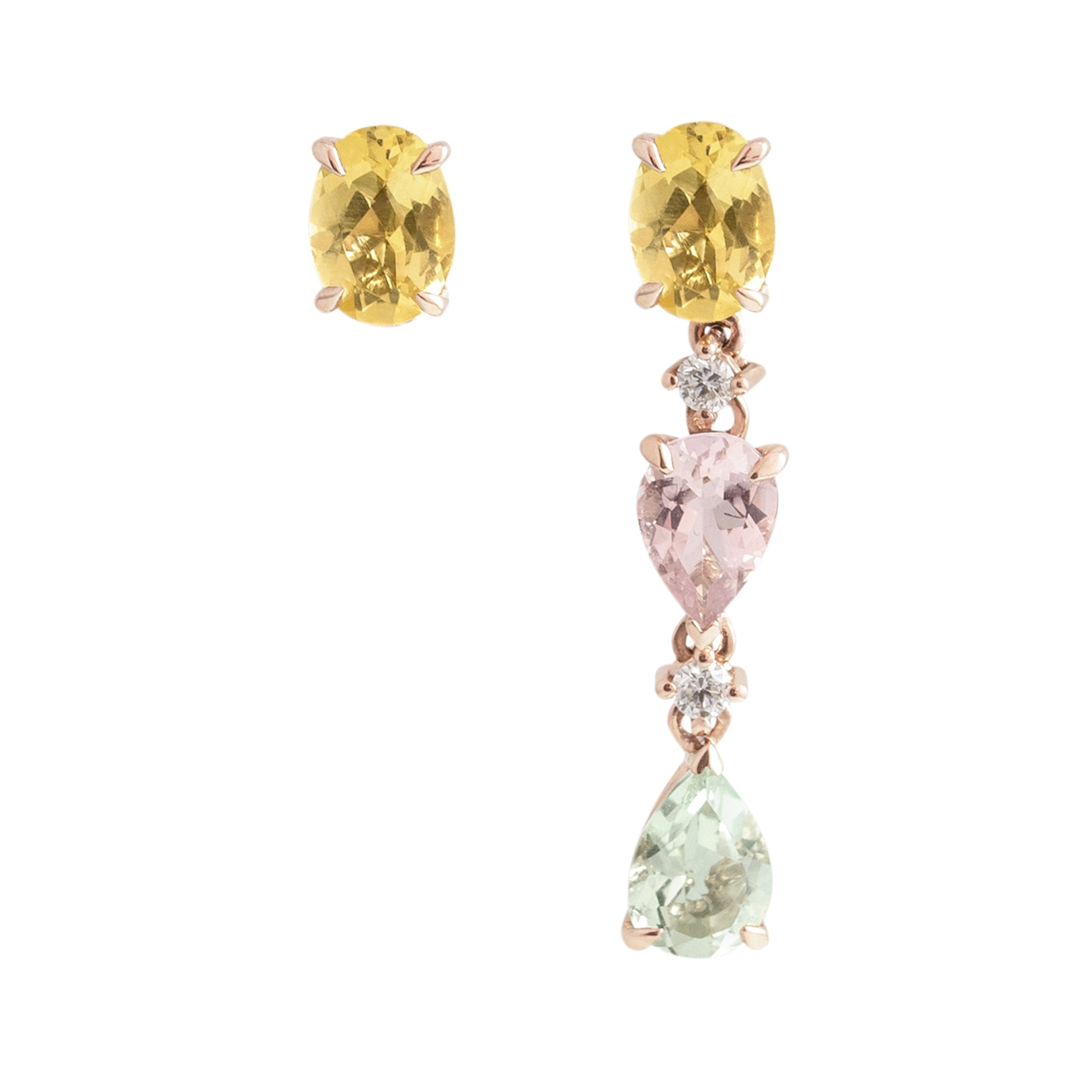 Pendientes Rabat extraibles - Blanca Jewels