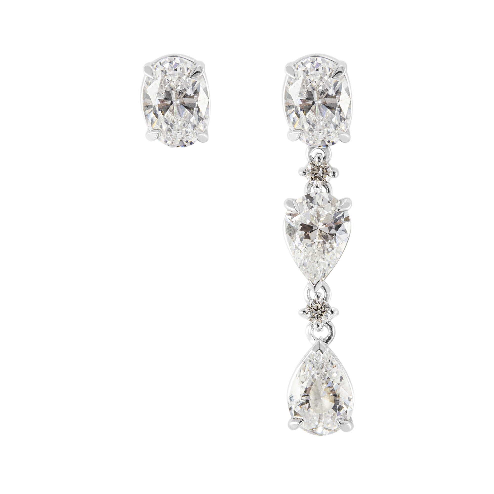 Pendientes Rabat Topacio Blanco - Blanca Jewels