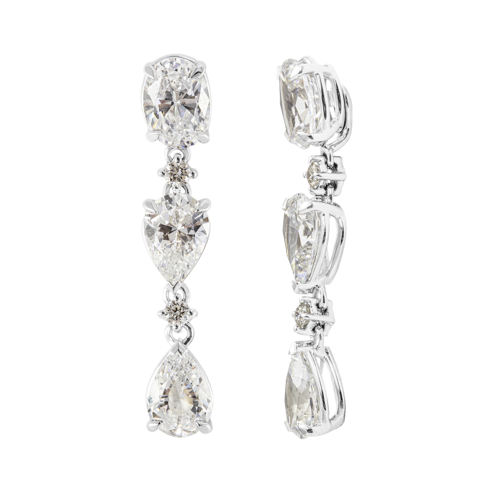 Pendientes Rabat Topacio Blanco - Blanca Jewels