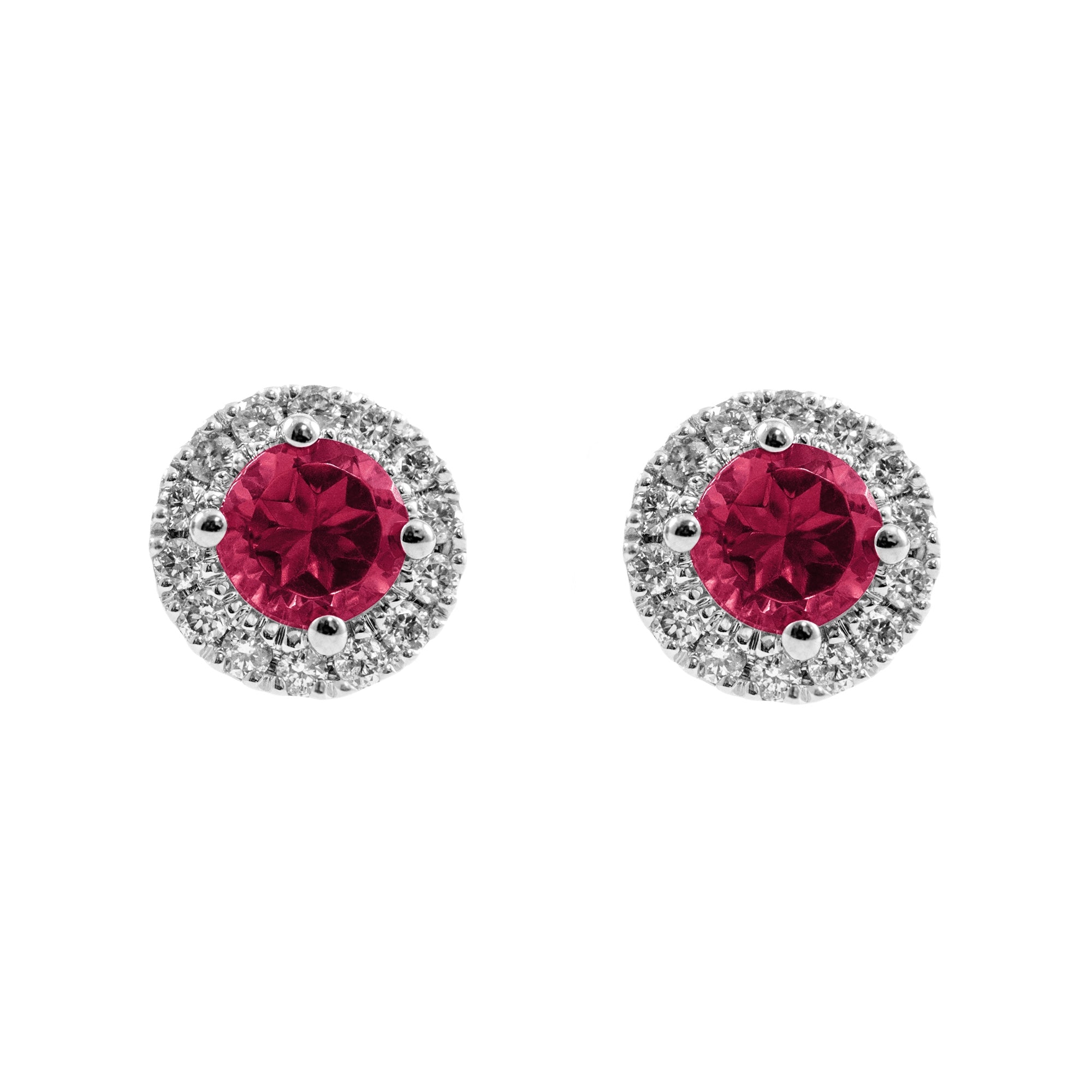 Pendientes Rosetón Diamantes - Blanca Jewels