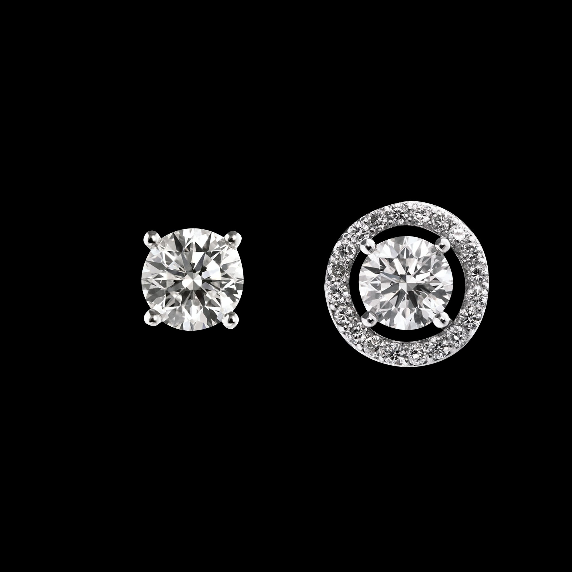 Pendientes Rosetones Boda (desmontables) - Blanca Jewels