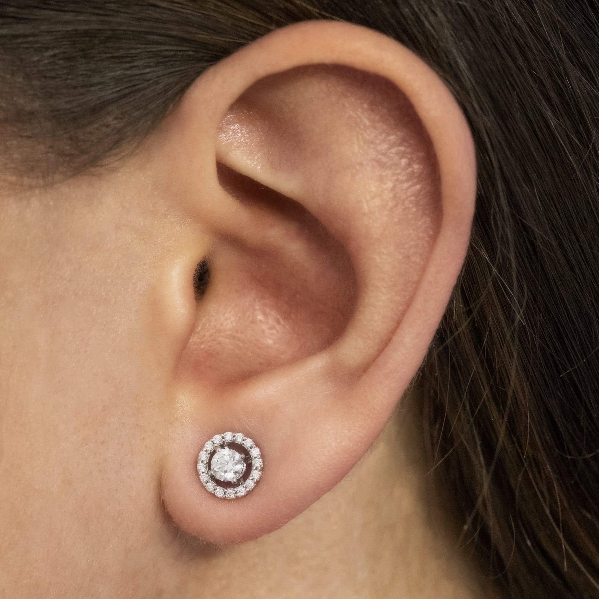 Pendientes Rosetones Boda (desmontables) - Blanca Jewels