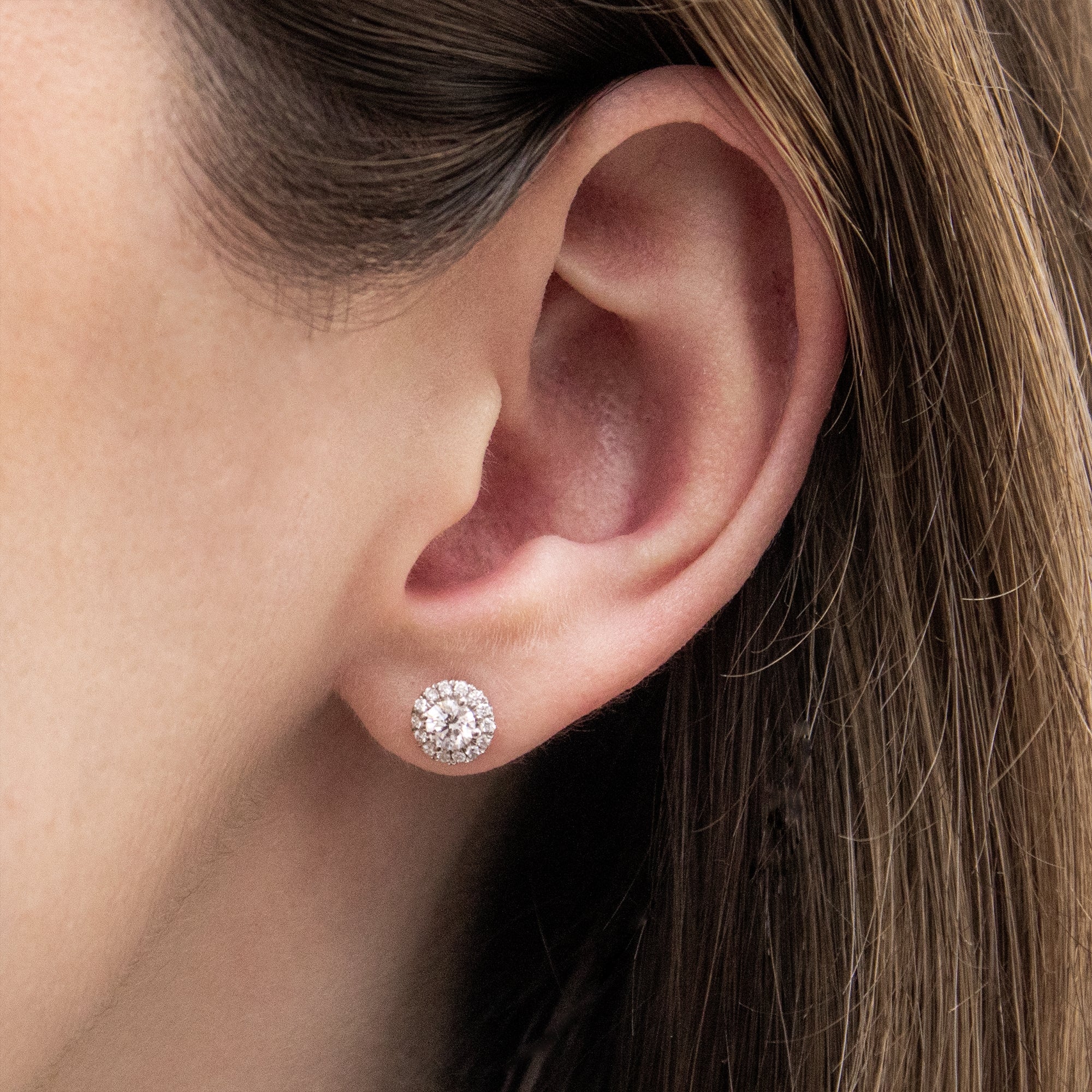 Pendientes Rosetones fijos - Blanca Jewels