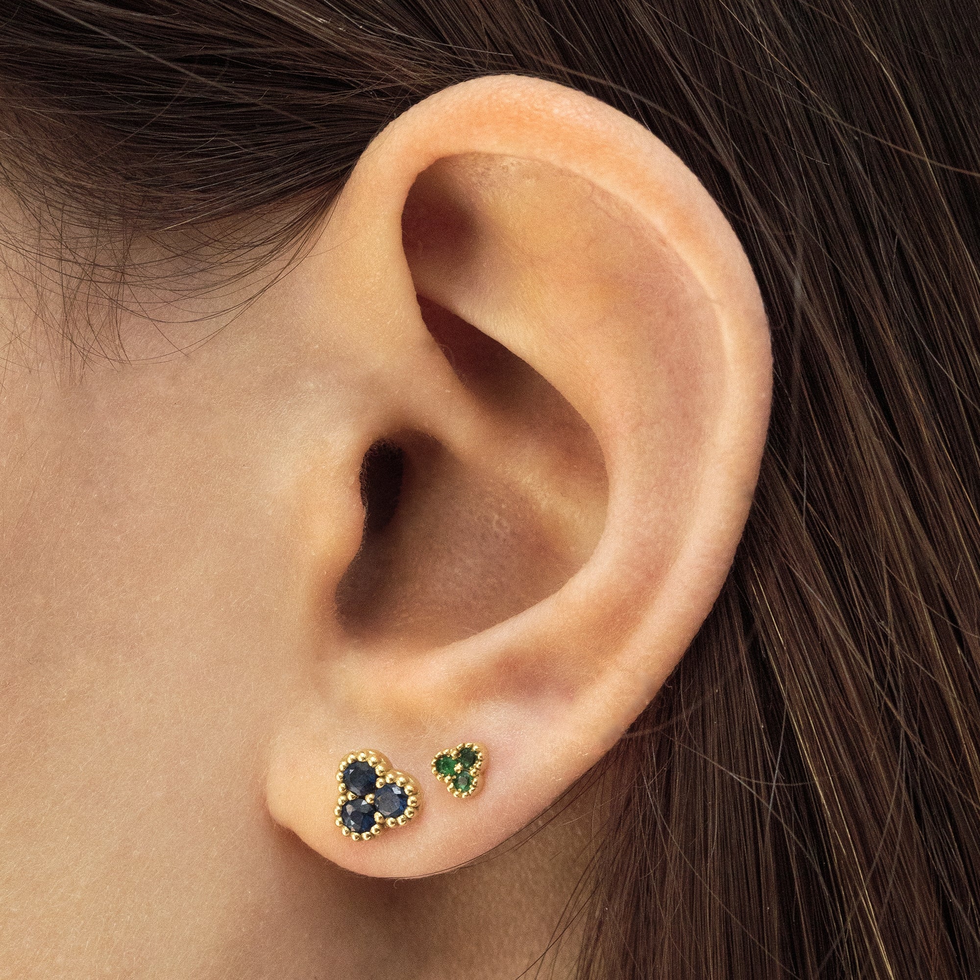 Pendientes Trébol Maxi - Blanca Jewels