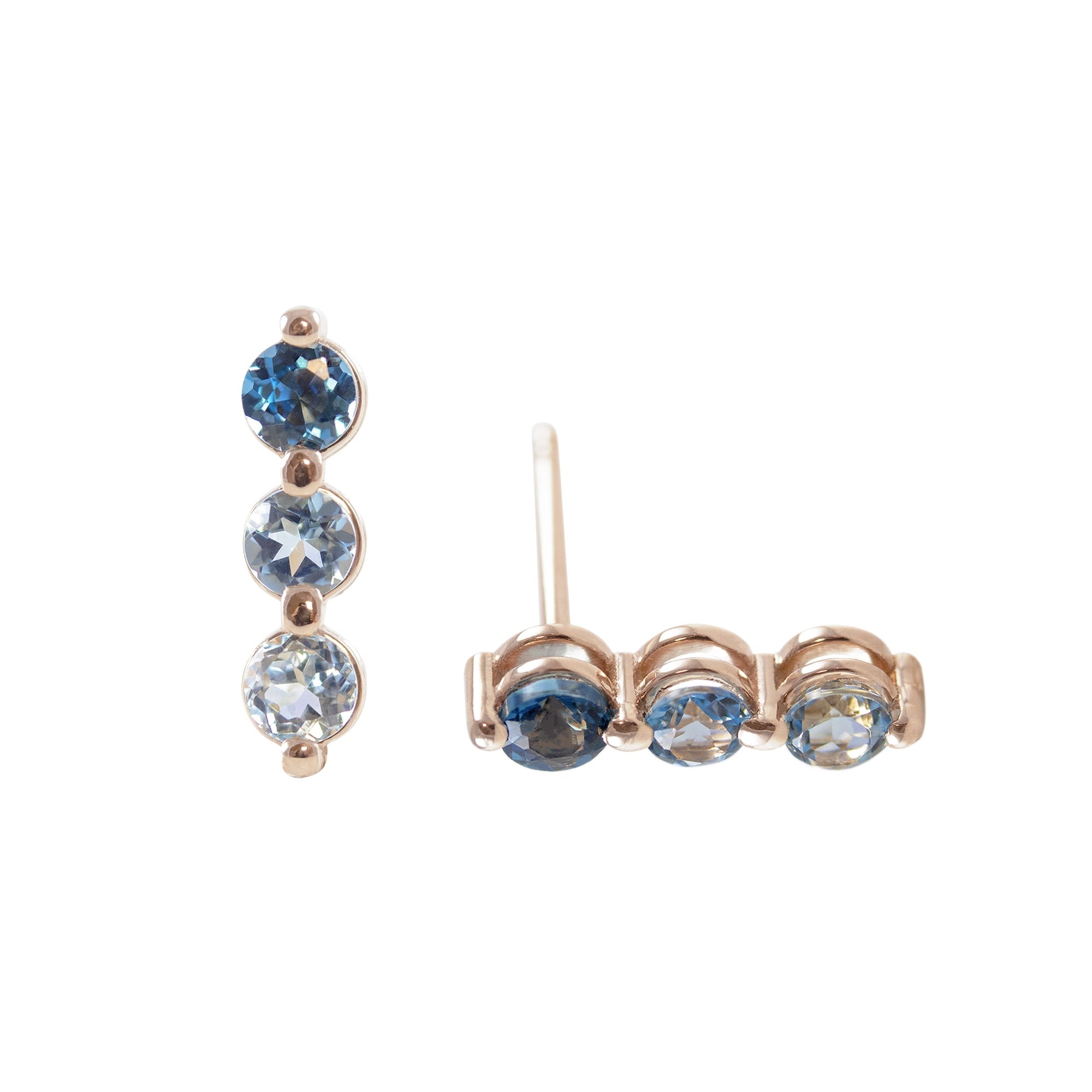 Pendientes Tricolor - Blanca Jewels