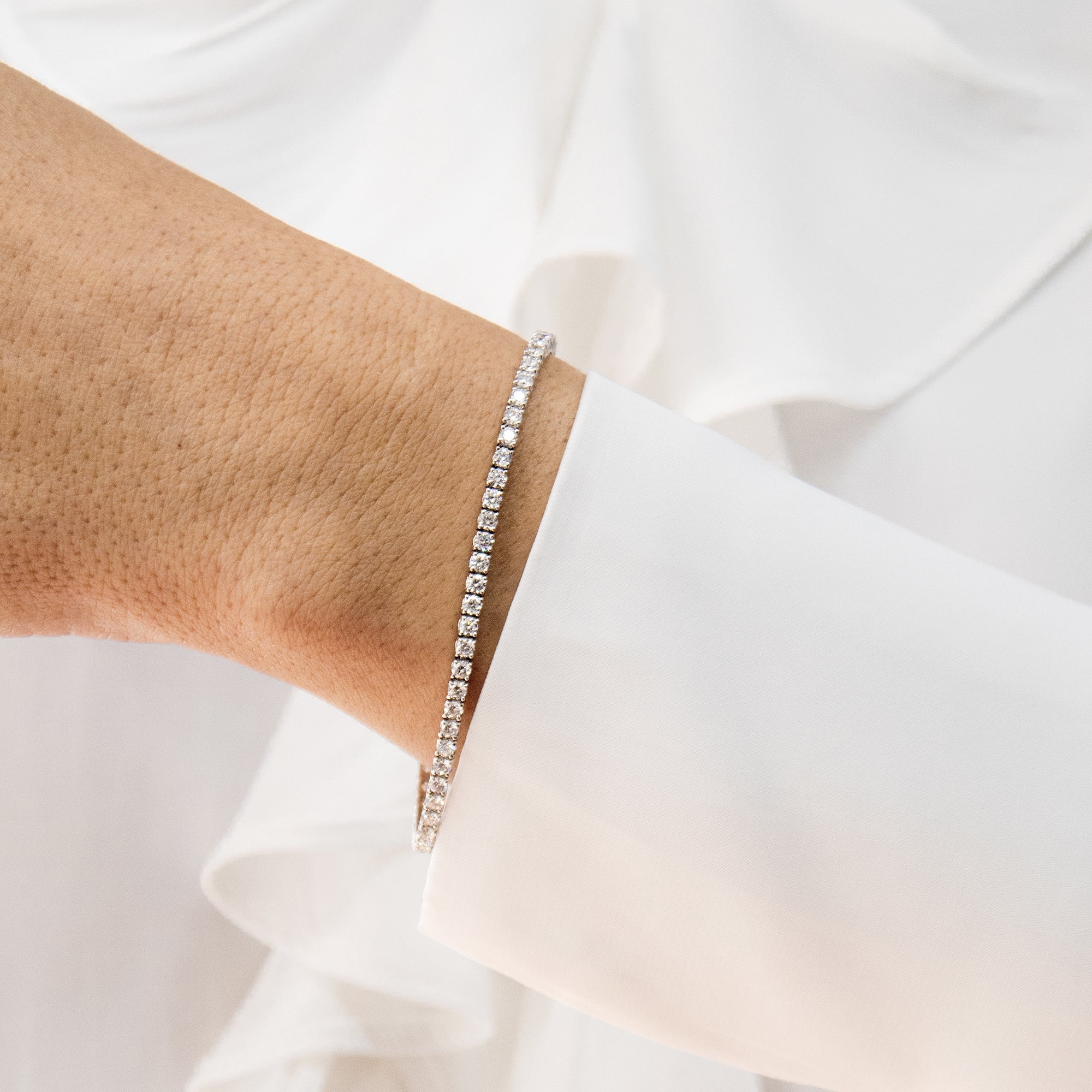 Riviere oro blanco - Blanca Jewels