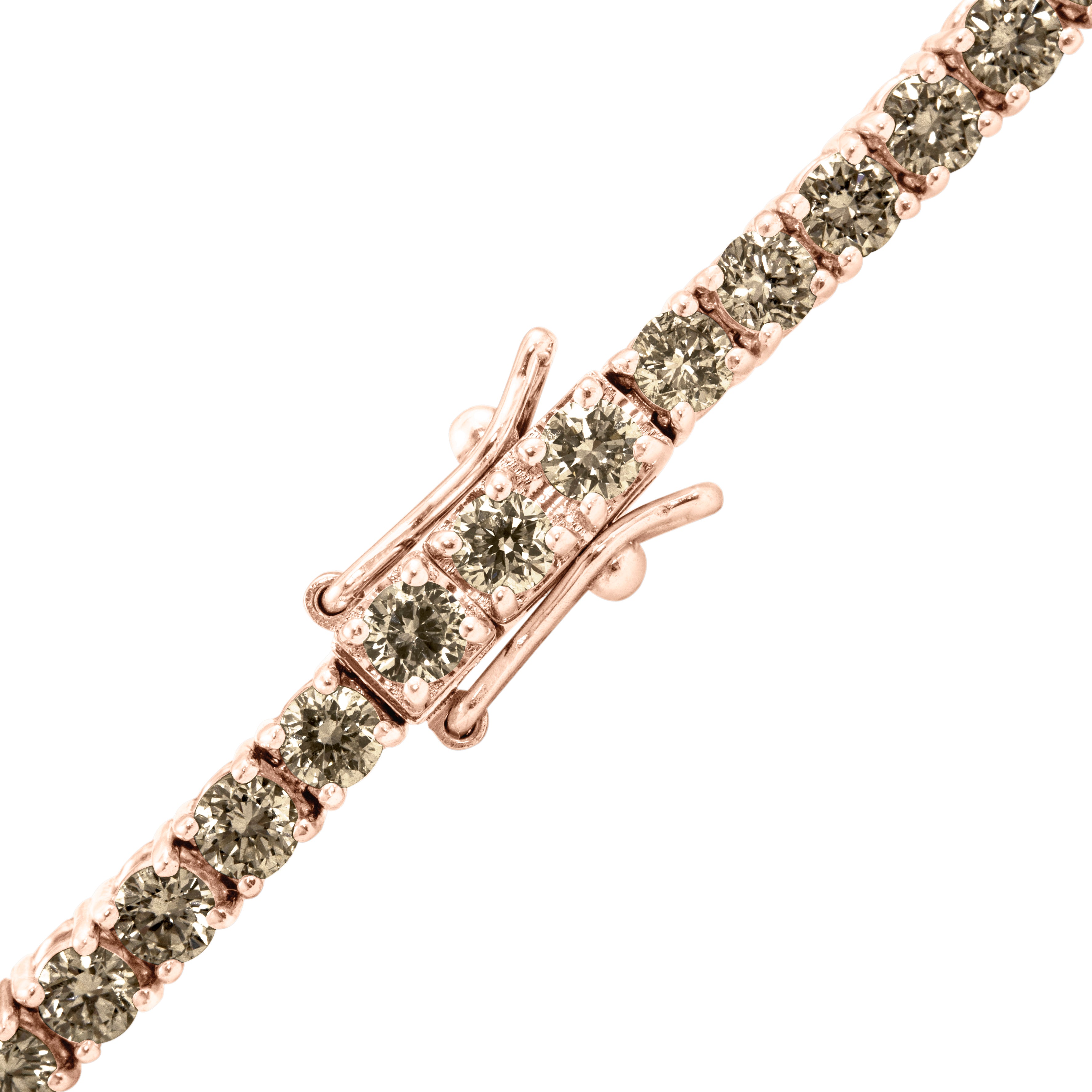 Riviere Oro Rosa Diamante Brown - Blanca Jewels