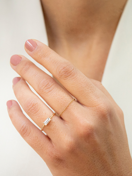 Bague Baguette Maxi