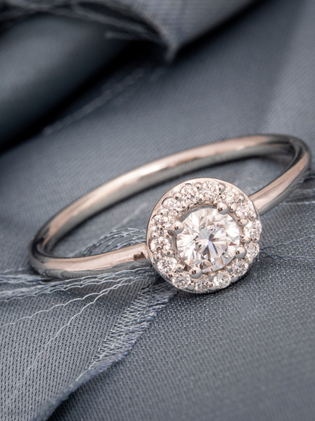 Diamond Rosette Ring