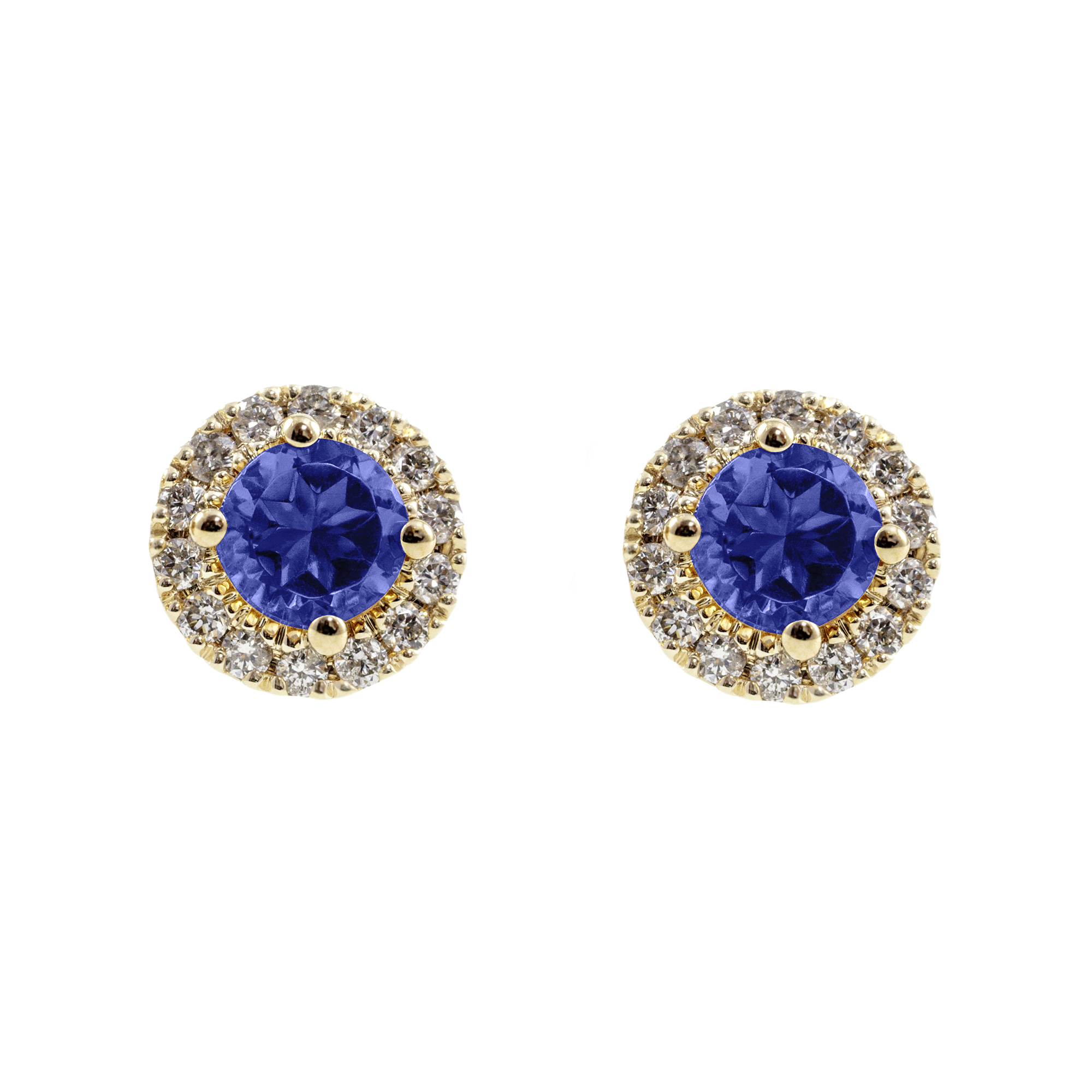 Personalized Diamond Rosette Earrings