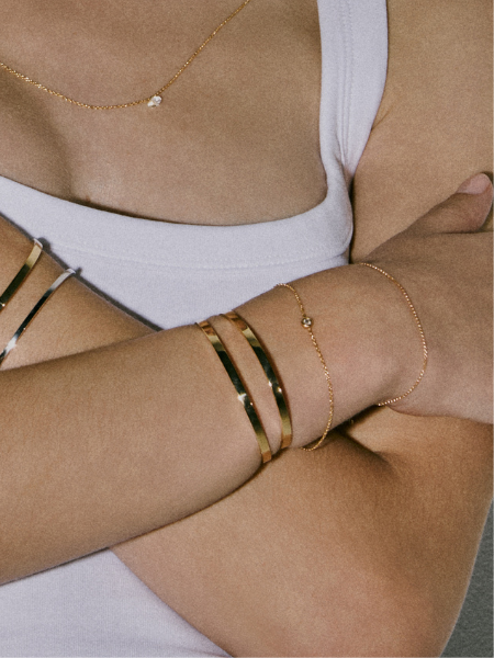 Brazalete bisel Diamante