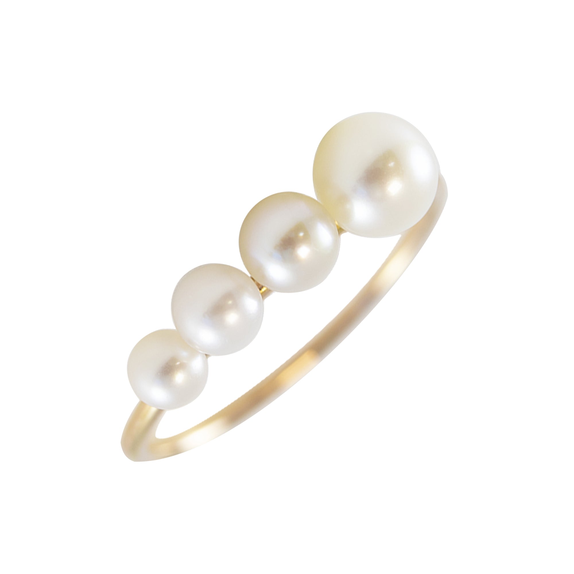 Anillo Degradé Perlas - Blanca Jewels