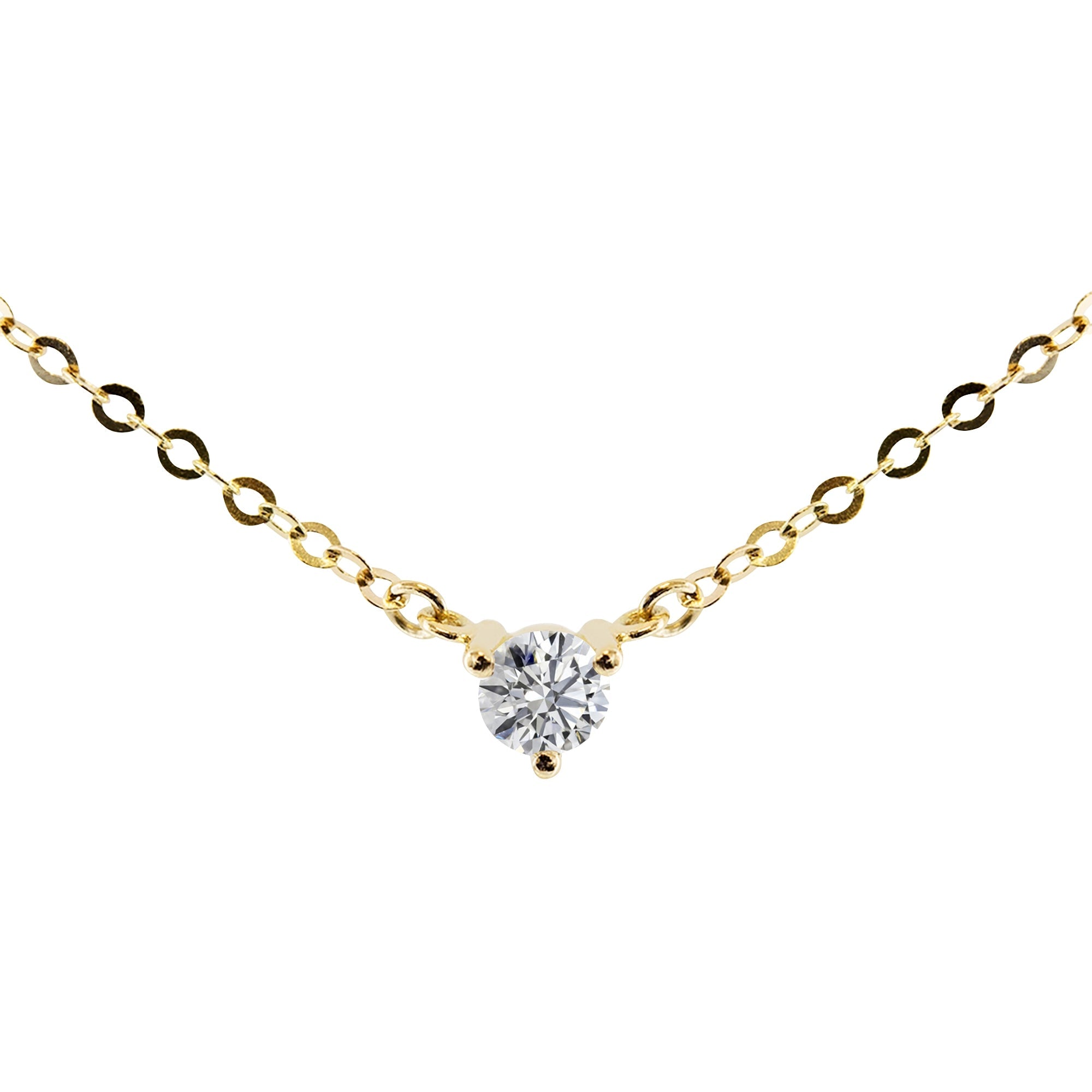 Gargantilla diamante (3 grapas) Personalizada - Blanca Jewels