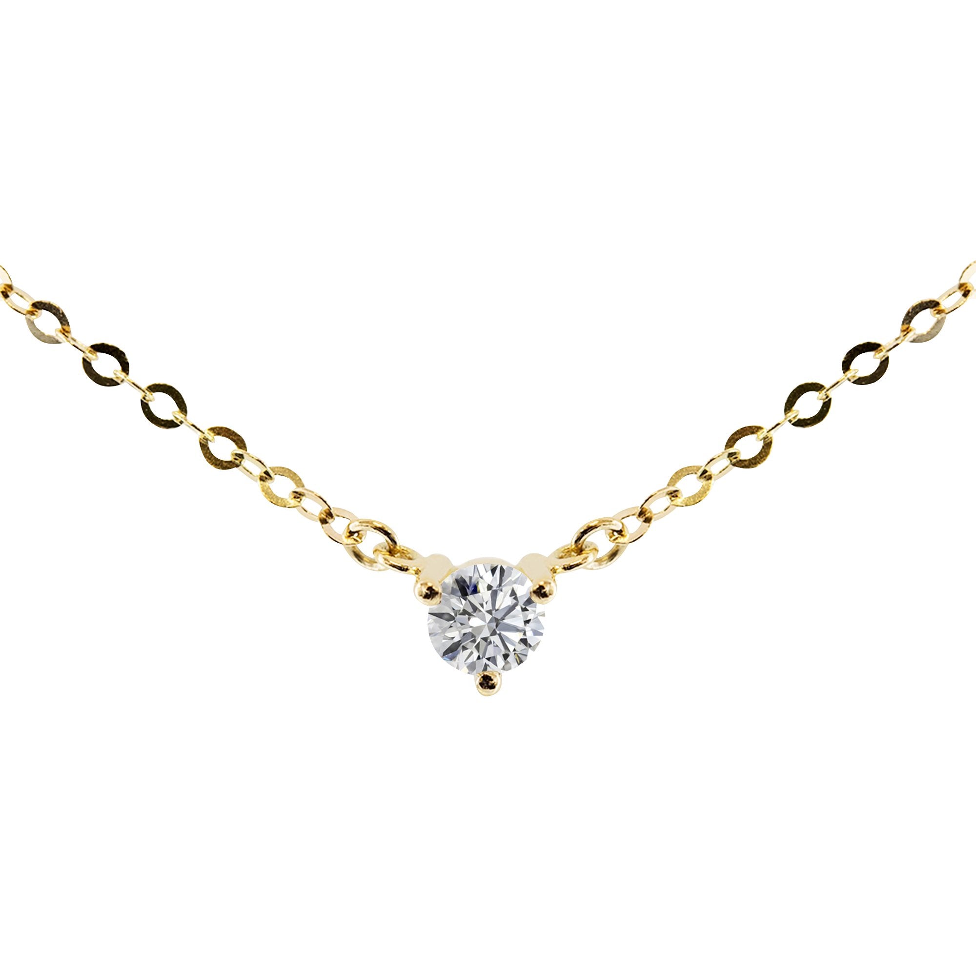 Gargantilla diamante (3 grapas) Personalizada - Blanca Jewels