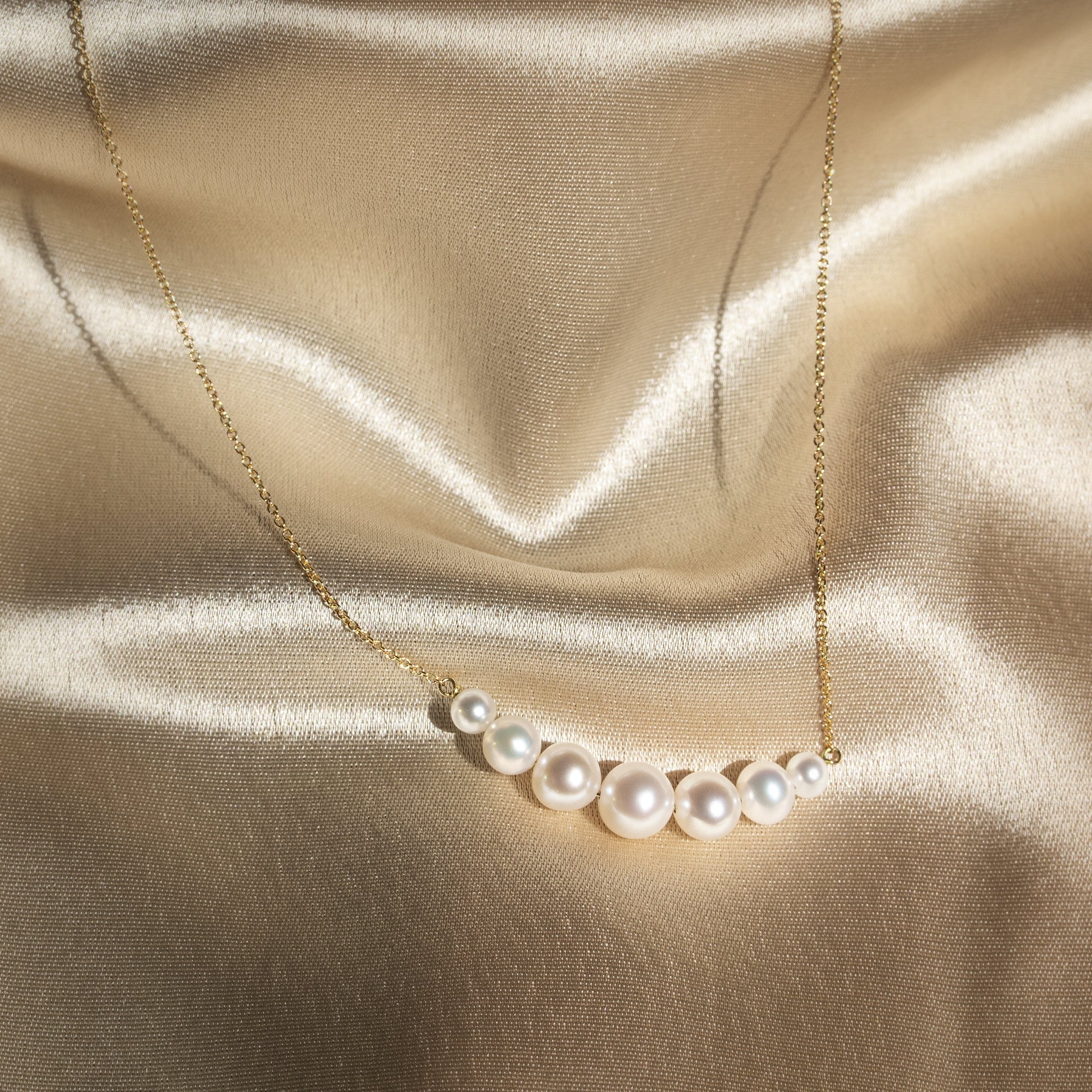Gargantilla Perla Degradé Midi - Blanca Jewels