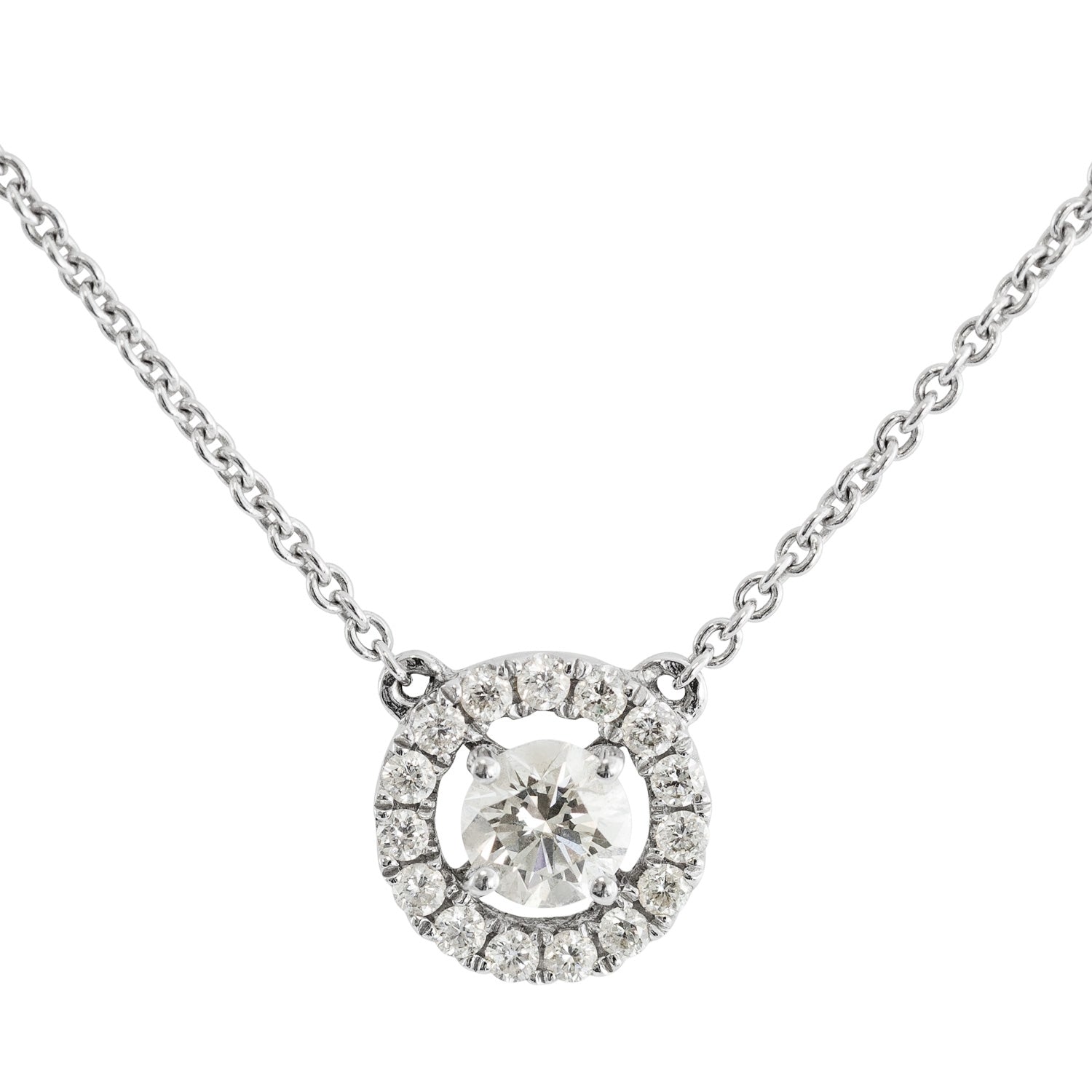 Gargantilla Rosetón Diamante Personalizada - Blanca Jewels